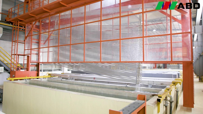 鋁型材臥式氧化生產線